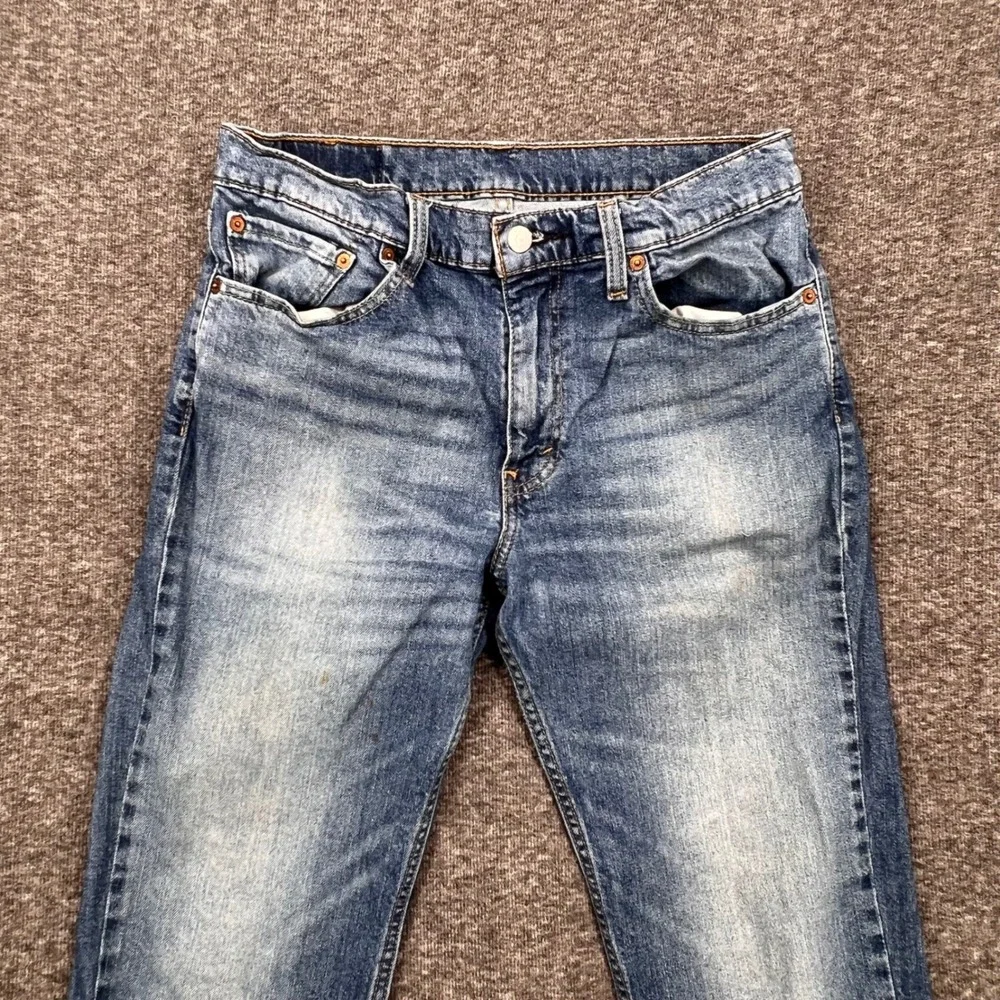 Levis 511 Slim Fit Mens Straight Relaxed Jeans 33 Medium Wash Blue‎ Denim Pants